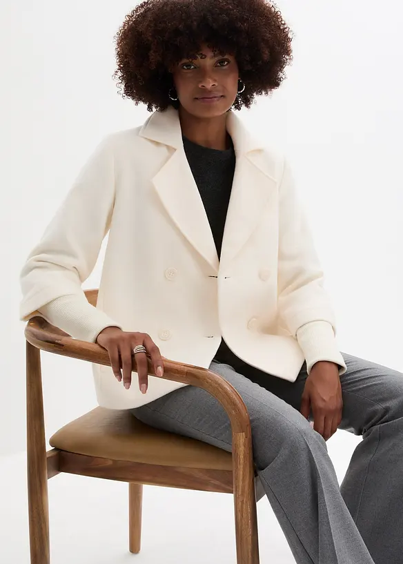 Peacoat met gebreide mouwen, bonprix