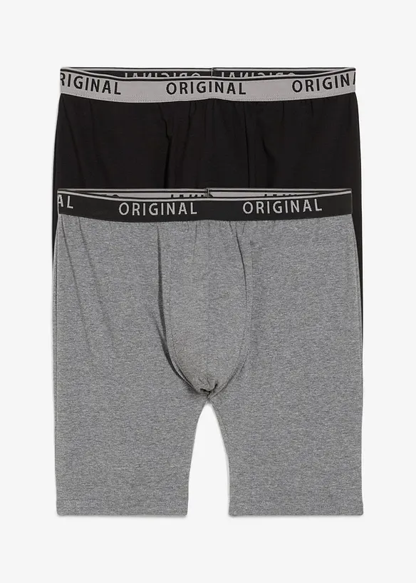 Lange boxer met katoen (set van 2), bonprix