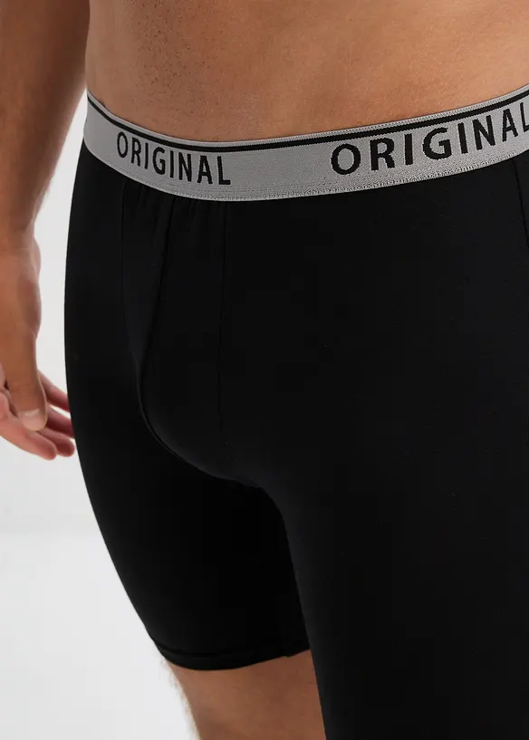 Lange boxer met katoen (set van 2), bonprix