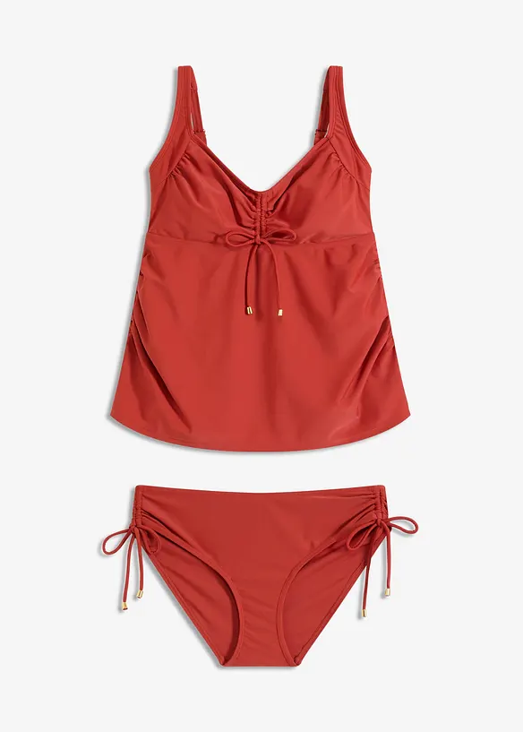 Zwangerschapstankini met strikkoord (2-dlg. set), bonprix