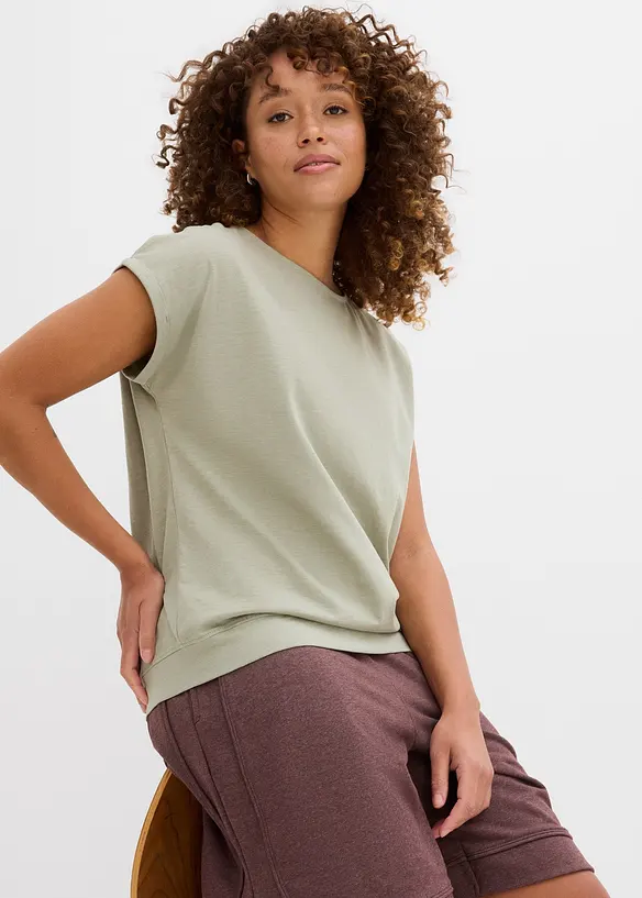 T-shirt van puur biologisch katoen ( set van 2), bonprix