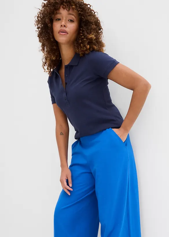 7/8 broek van biologisch katoen met stretch, bonprix