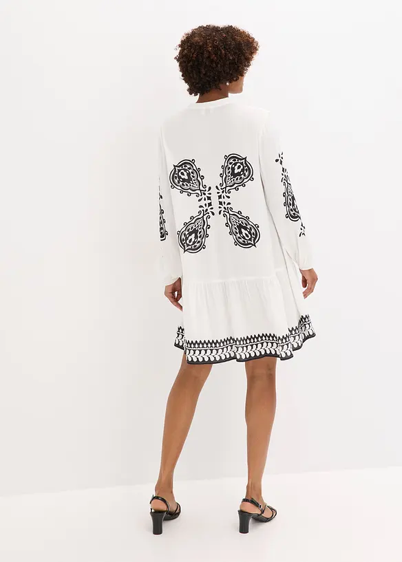 Tuniekjurk van gestructureerde viscose, bonprix