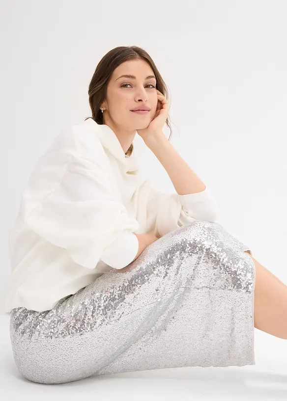 Pailletten rok, bonprix