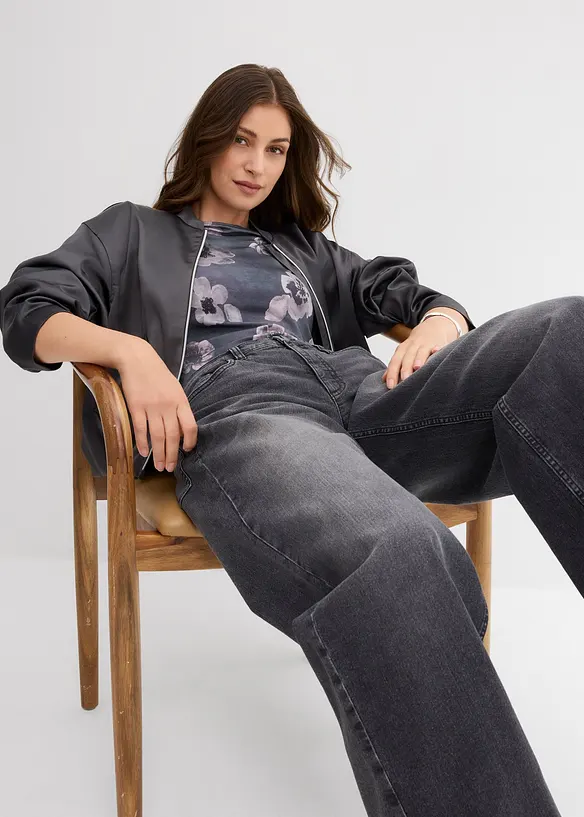 Shirt in een zachte viscosemix, bonprix