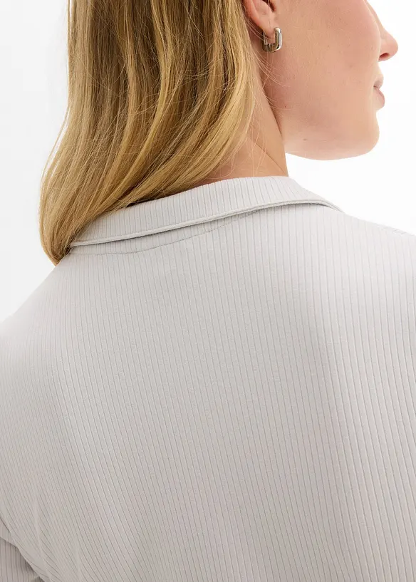 Poloshirt in een viscosemix, bonprix
