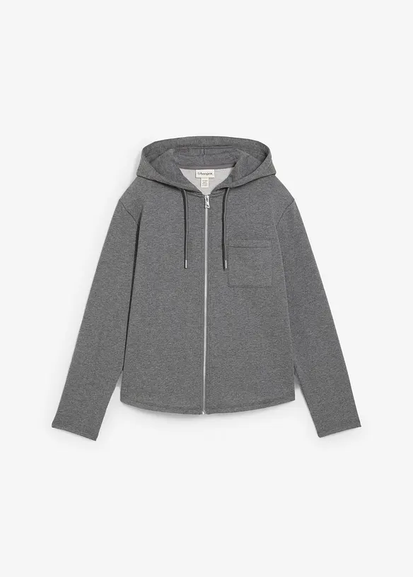 Sweatvest met capuchon, bonprix
