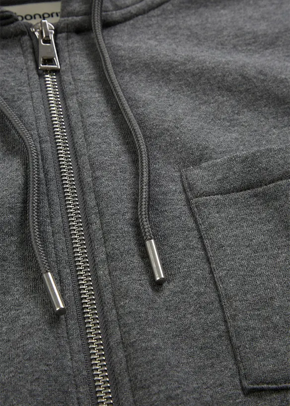 Sweatvest met capuchon, bonprix