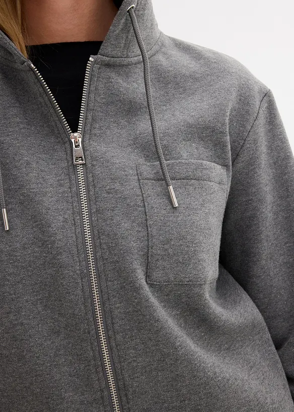 Sweatvest met capuchon, bonprix