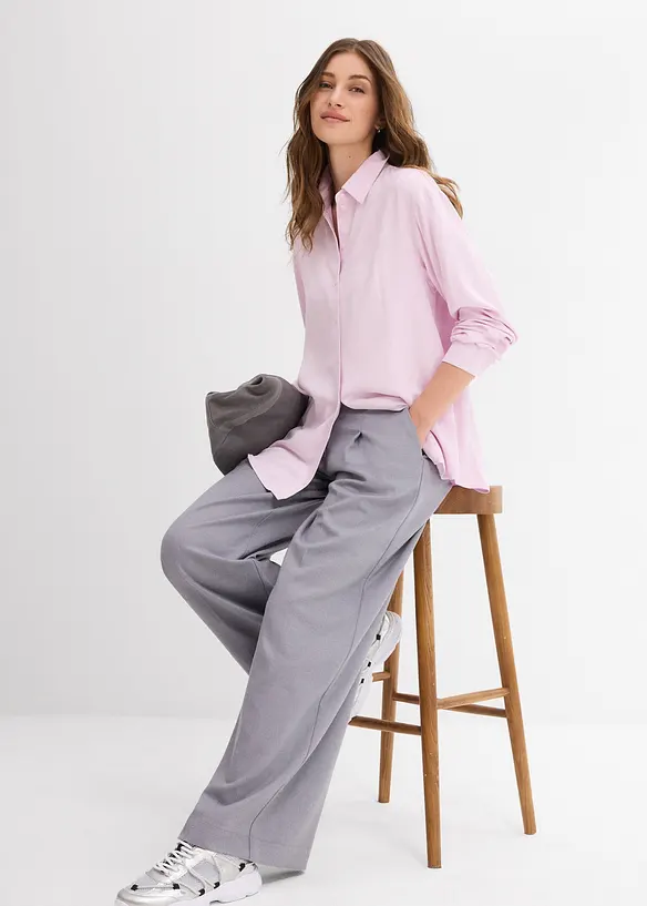 Overhemdblouse van zachte viscose, bonprix