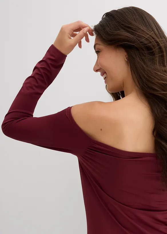 Carmen-shirt van lichte jersey, bonprix