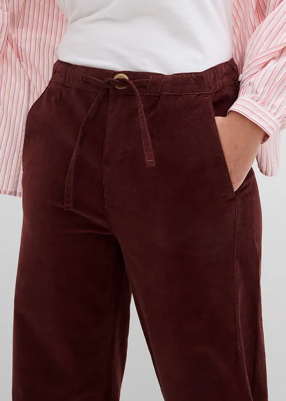 Corduroy broek in een katoenmix, bonprix