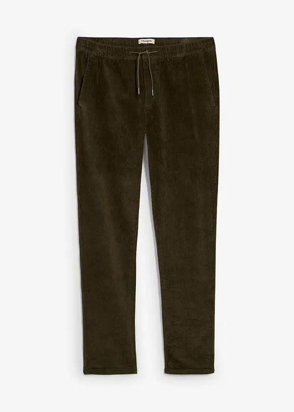 Stretch corduroy instapbroek, regular fit, bonprix