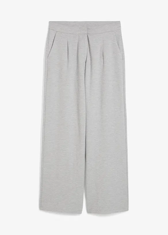 Relax broek met wijde pijpen van viscose-mix, bonprix
