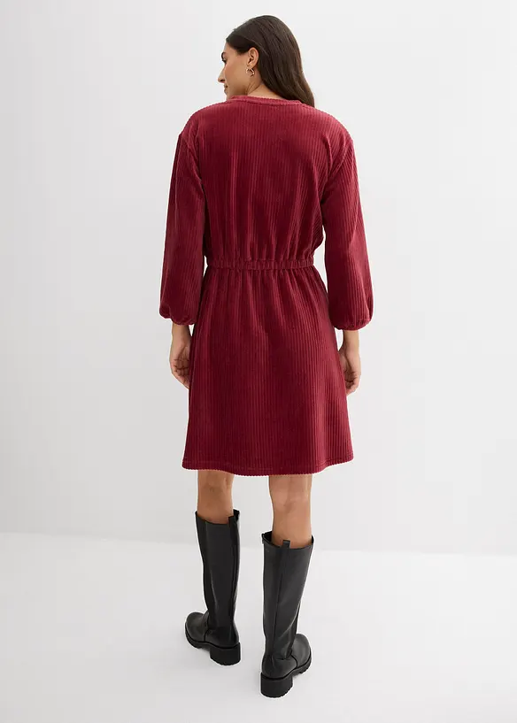 Jurk van jersey corduroy, bonprix