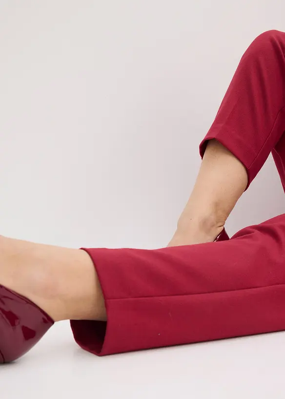 Stoffen broek in barrel fit, bonprix