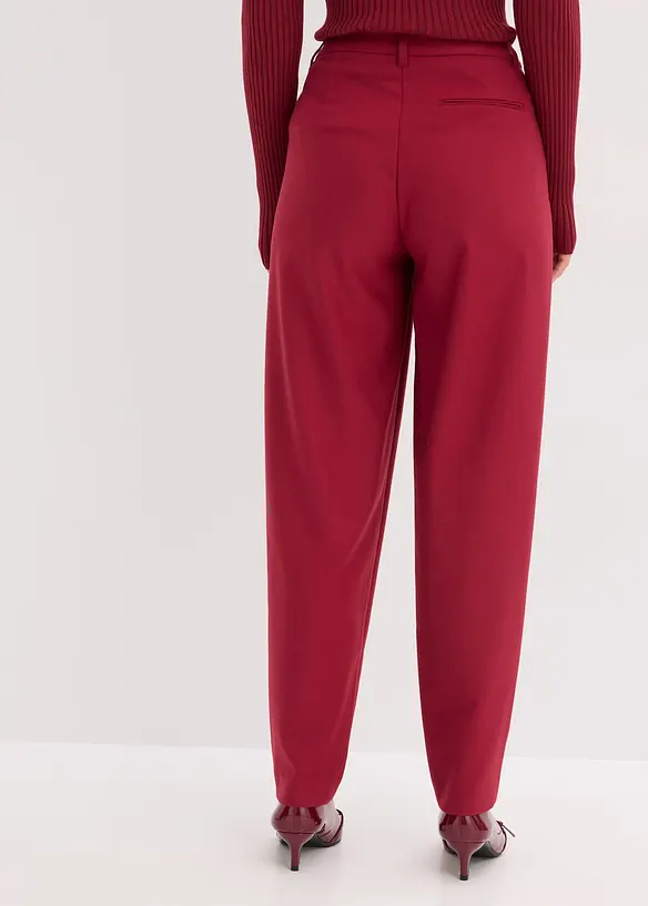 Stoffen broek in barrel fit, bonprix