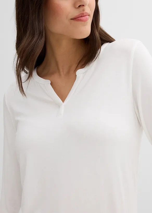 Longsleeve in een zachte viscosemix, bonprix