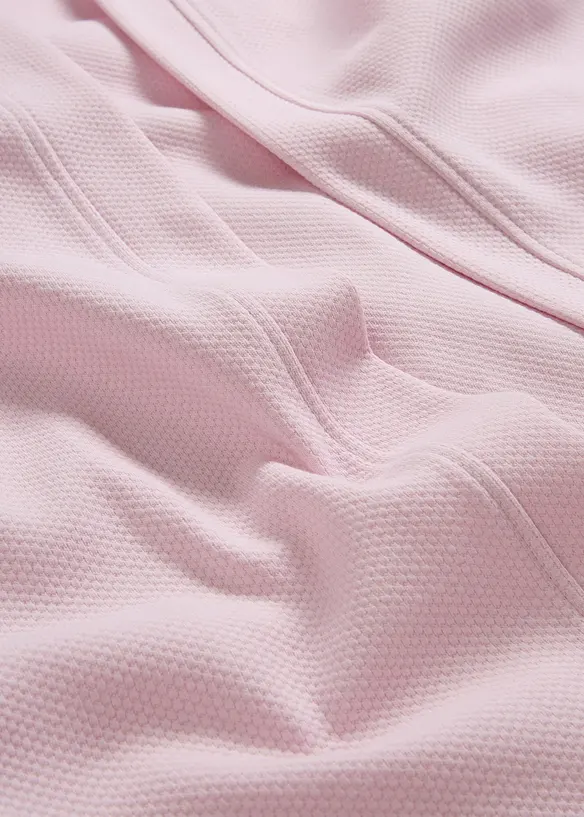 Lang sweatvest van een zachte katoenmix, bonprix