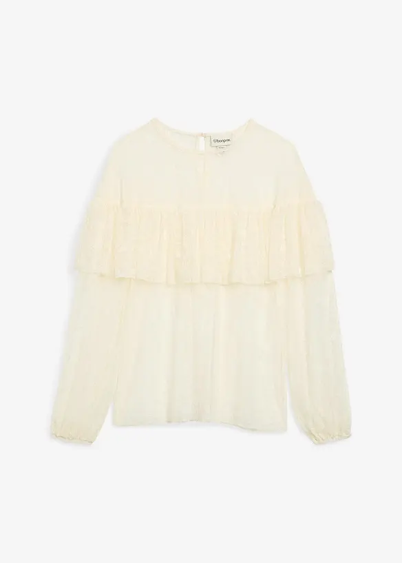 Kanten blouse, bonprix