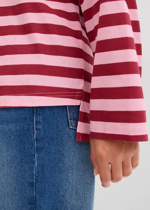 Oversized shirt van katoen, bonprix