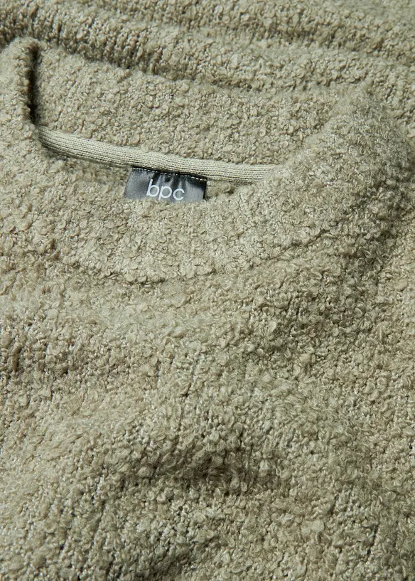 Oversized trui van bouclé, bonprix