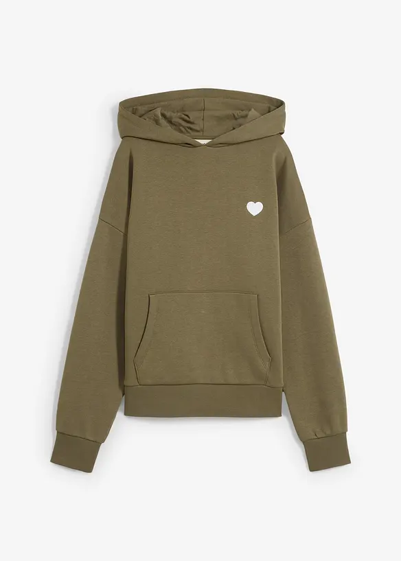 Oversized hoodie van een zachte katoenmix, bonprix