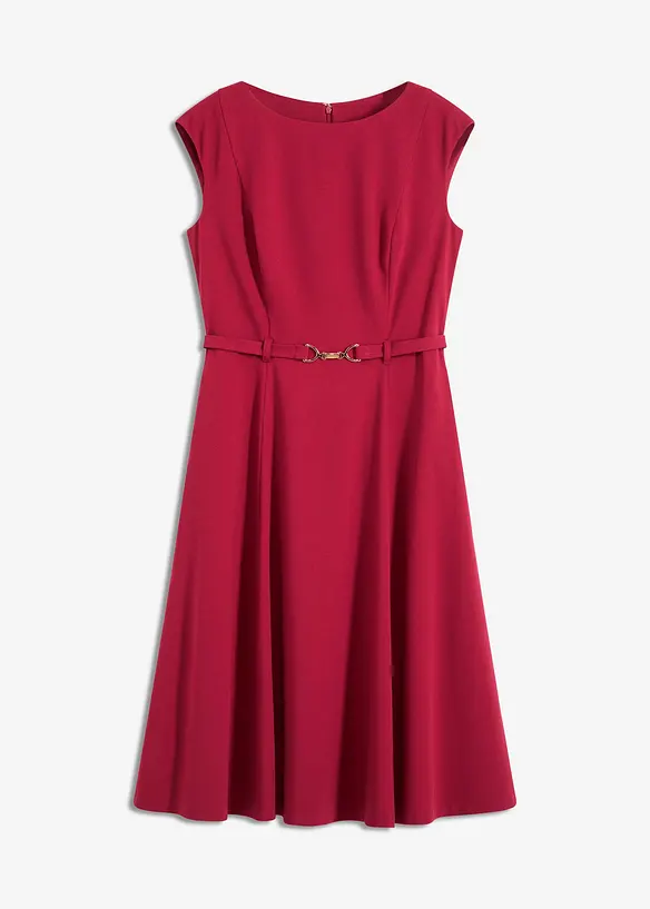 Jurk met riem (2-dlg.), bonprix