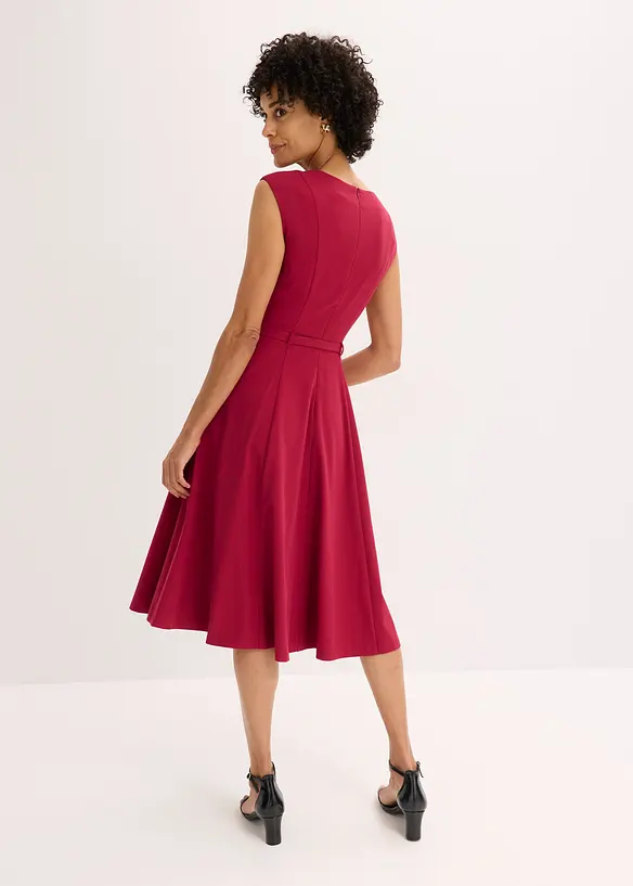 Jurk met riem (2-dlg.), bonprix
