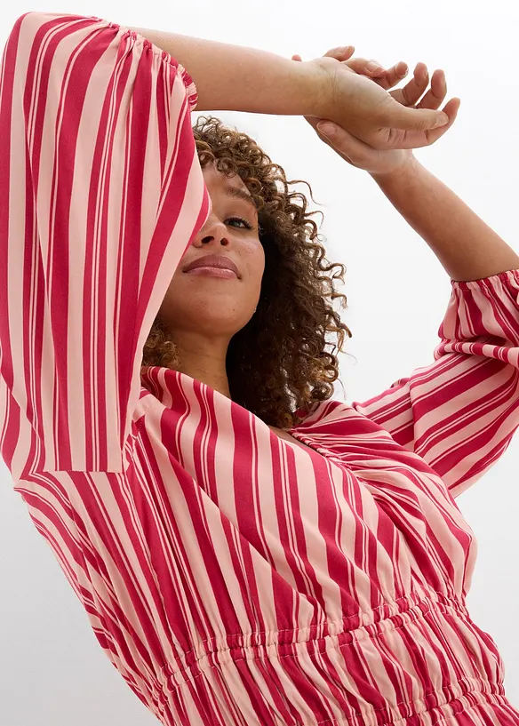 Midi jurk van soepele viscose, bonprix