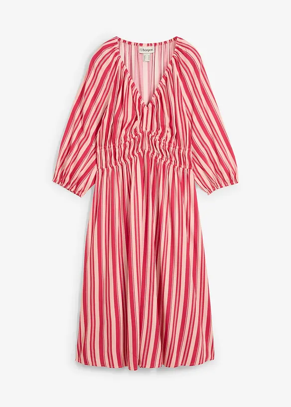 Midi jurk van soepele viscose, bonprix