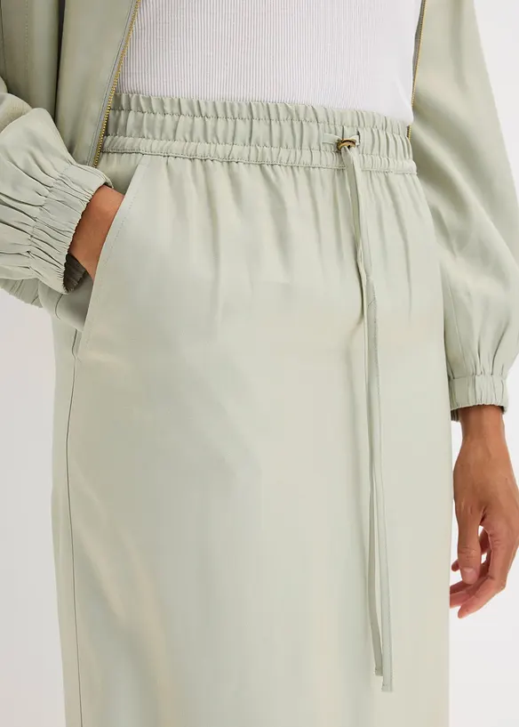 Midirok van glanzend materiaal, bonprix