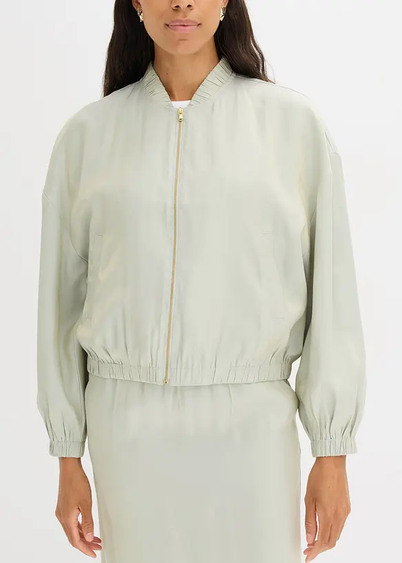 Bomber van glanzend materiaal, bonprix