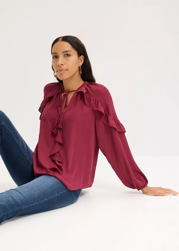 Tuniek met volants, bonprix