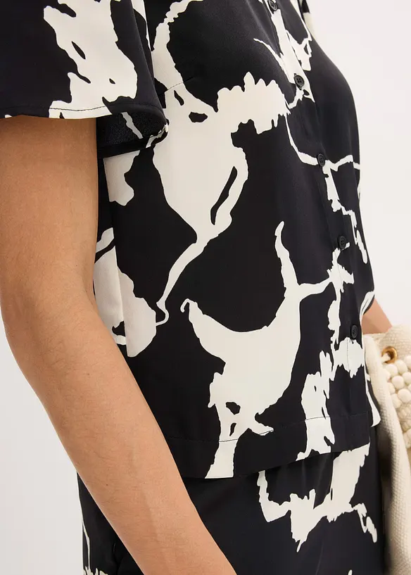 Blouse van soepel satijn, bonprix