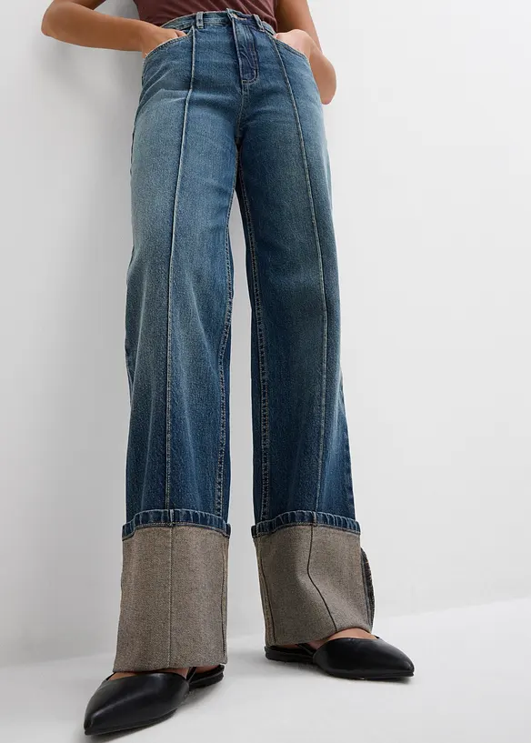 Straight jeans, high waist, bonprix