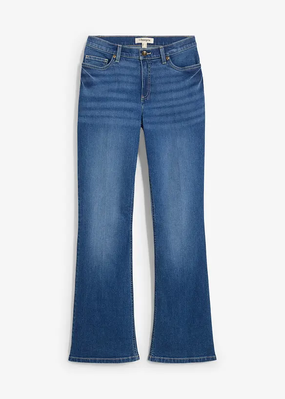 Bootcut jeans mid waist, bonprix