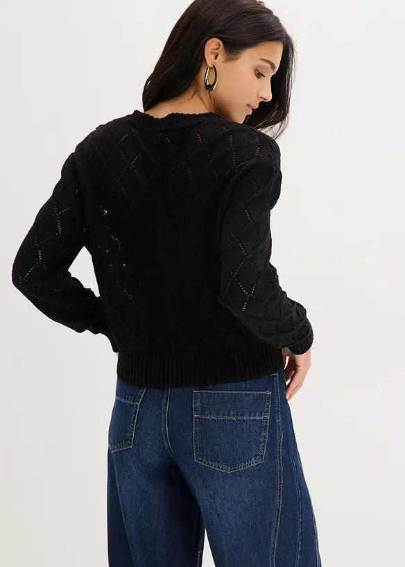 Ajour vest, bonprix