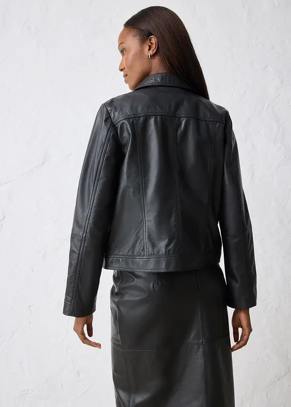 Leren jas, bonprix
