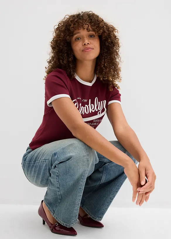 T-shirt van biologisch katoen, bonprix