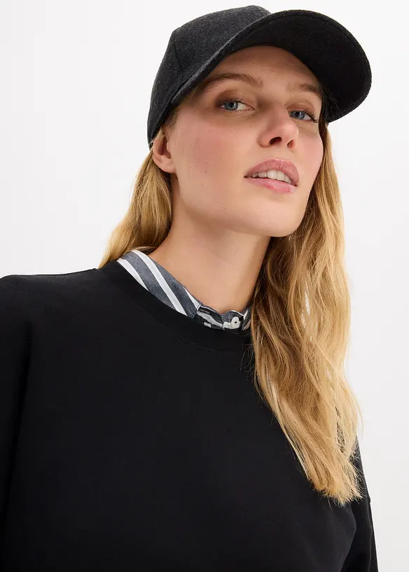 Oversized sweater van biologisch katoen, bonprix