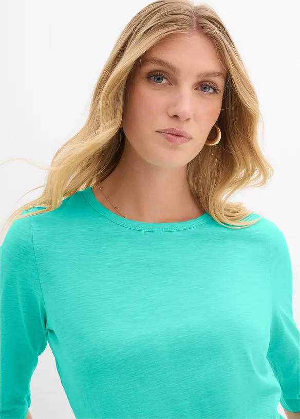 T-shirt van puur katoen (set van 2), bonprix