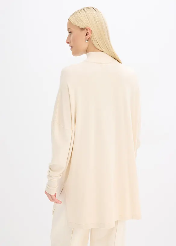 Cape trui in een zachte viscosemix, bonprix