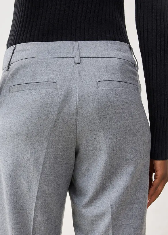 Smalle broek met wol, bonprix