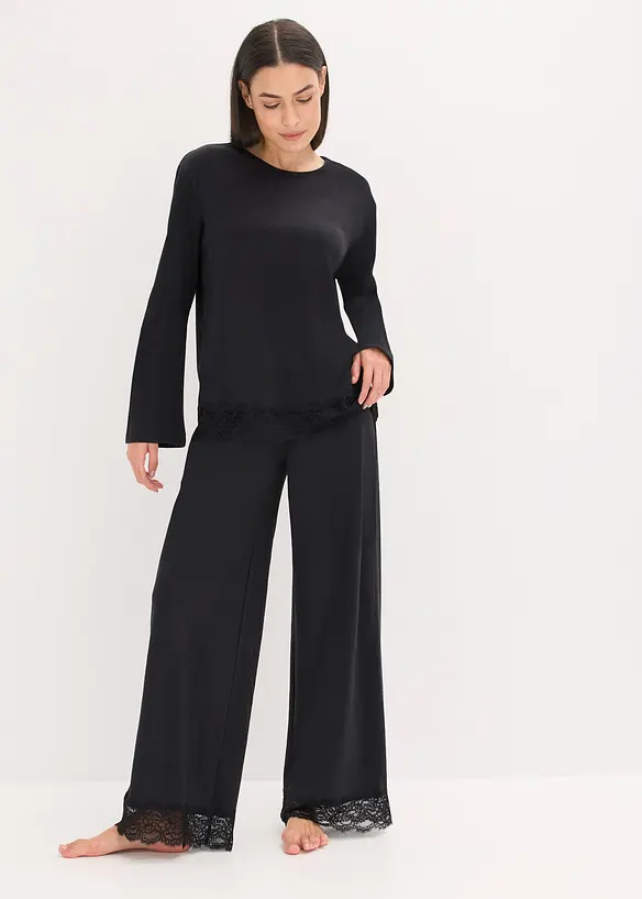 Pyjama met kant, bonprix