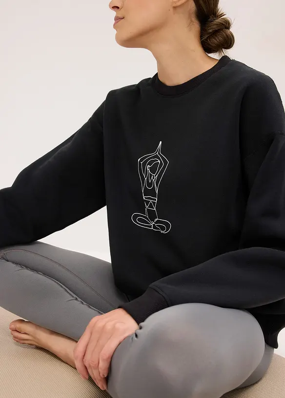 Overseized thermo sweatshirt, sneldrogend, bonprix