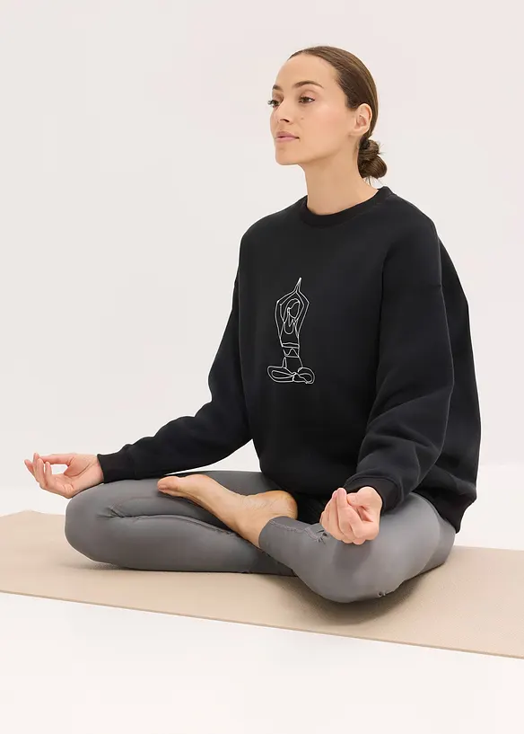 Overseized thermo sweatshirt, sneldrogend, bonprix