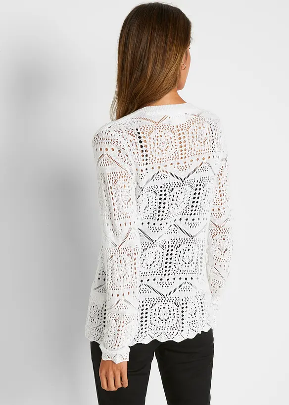 Ajour vest, bonprix