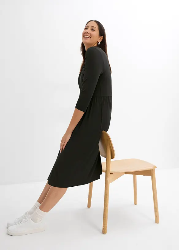 Midi jurk van katoenen jersey, bonprix
