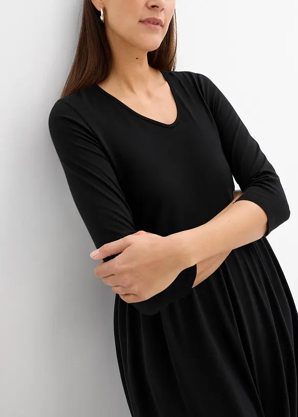 Midi jurk van katoenen jersey, bonprix